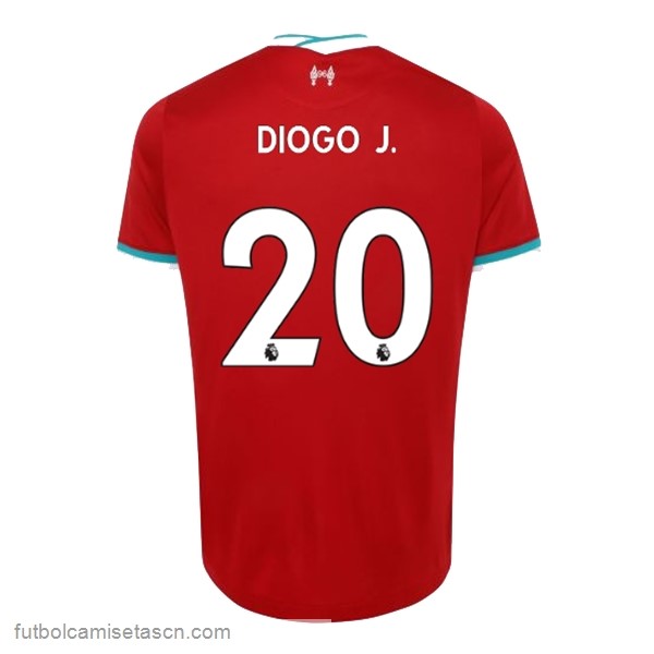 Camiseta Liverpool NO.20 Diogo Jota 1ª 2020/21 Rojo